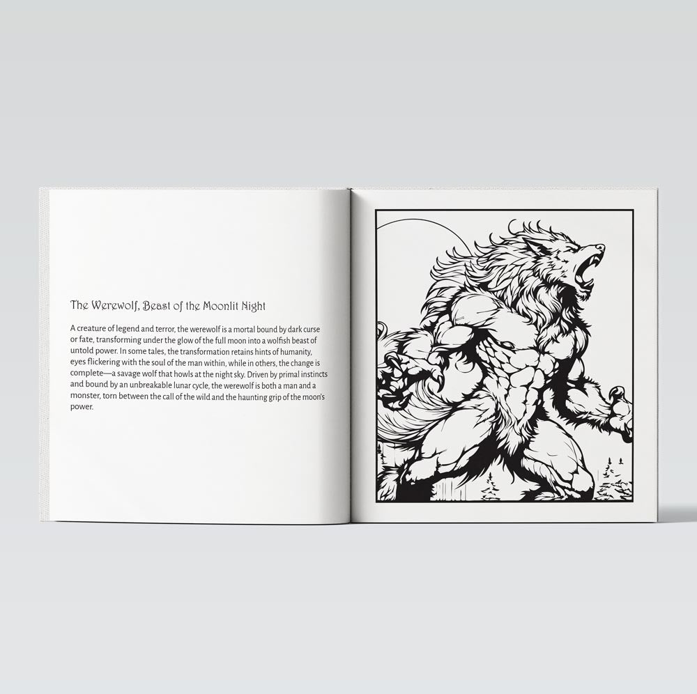 Mythical Creatures Coloring Book - colorbookstore