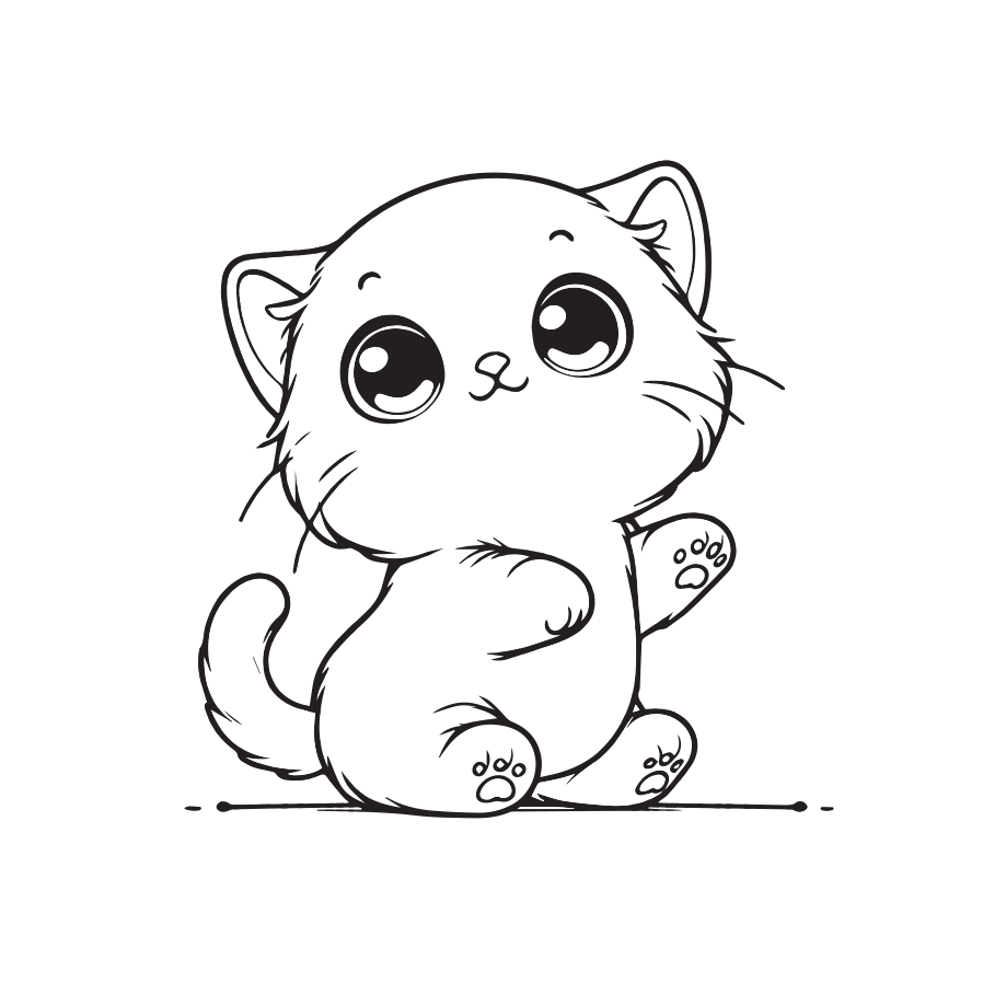 Cute Little Kittens Coloring Book - colorbookstore