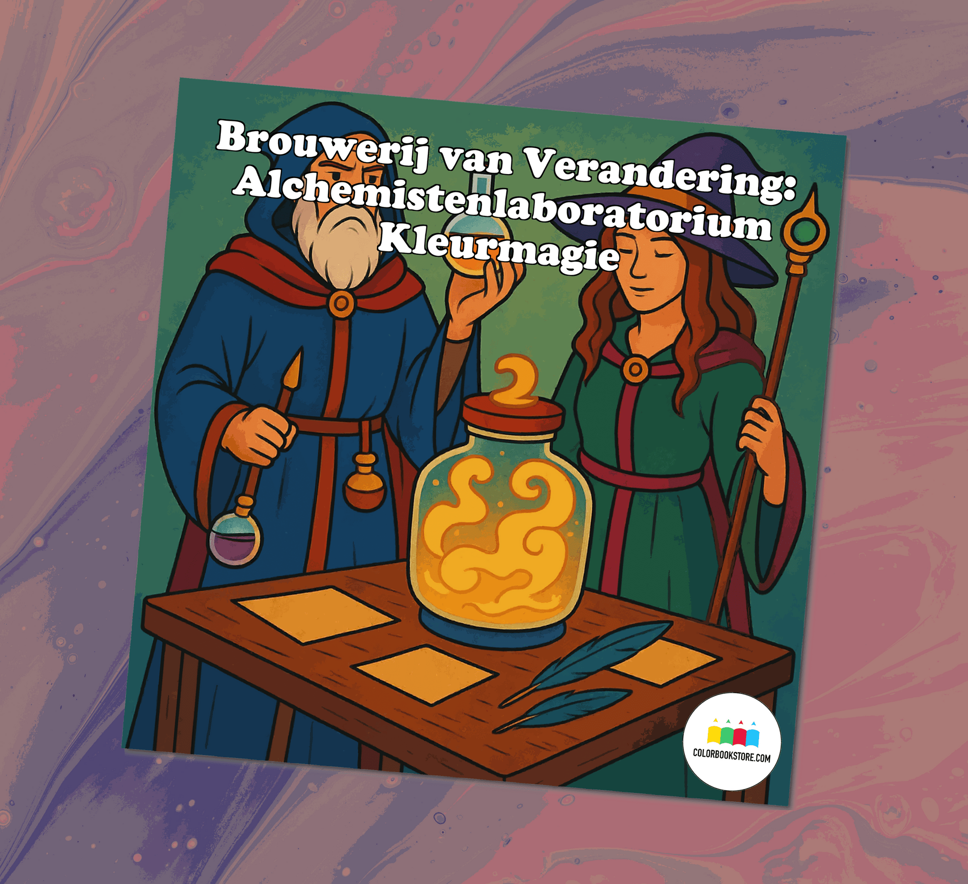 The Alchemists Lab Transformational Magic Kleurboek Kleurboek Voorkant