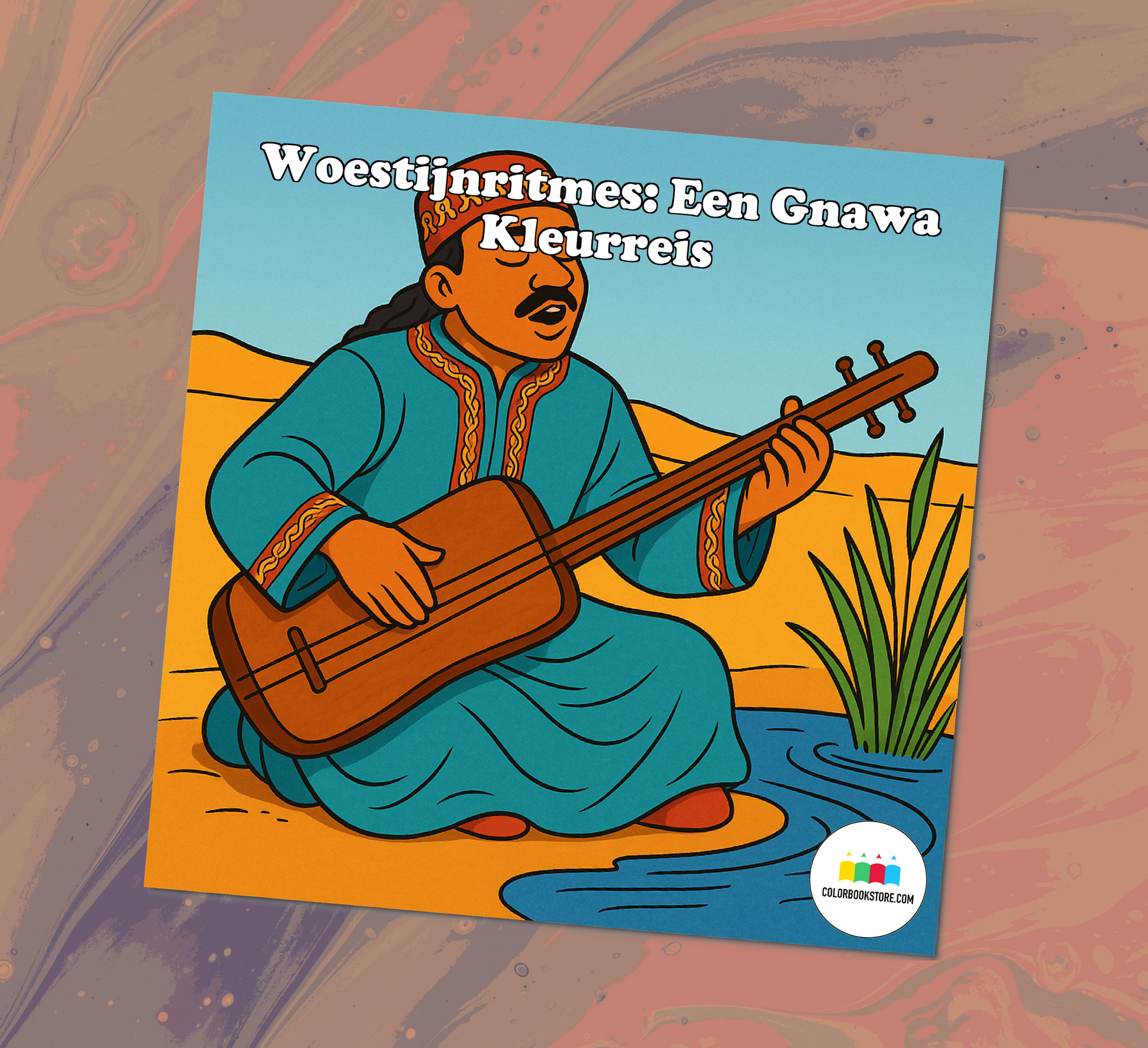 Gnawa Rhythms Music Of Spirit And Desert Kleurboek Kleurboek Voorkant