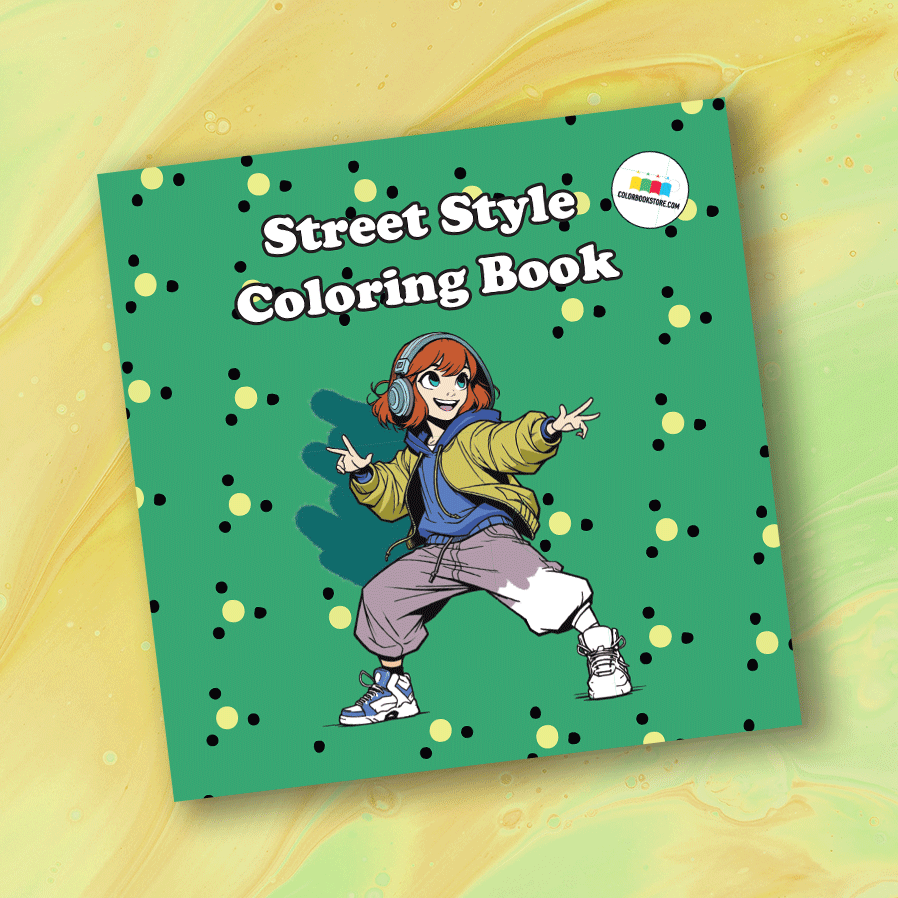 Street Style Coloring Book - colorbookstore