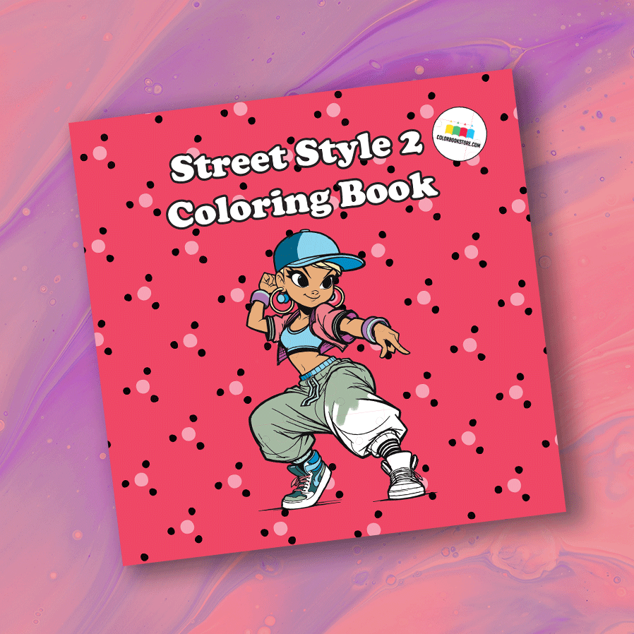 Street Style 2 Coloring Book - colorbookstore