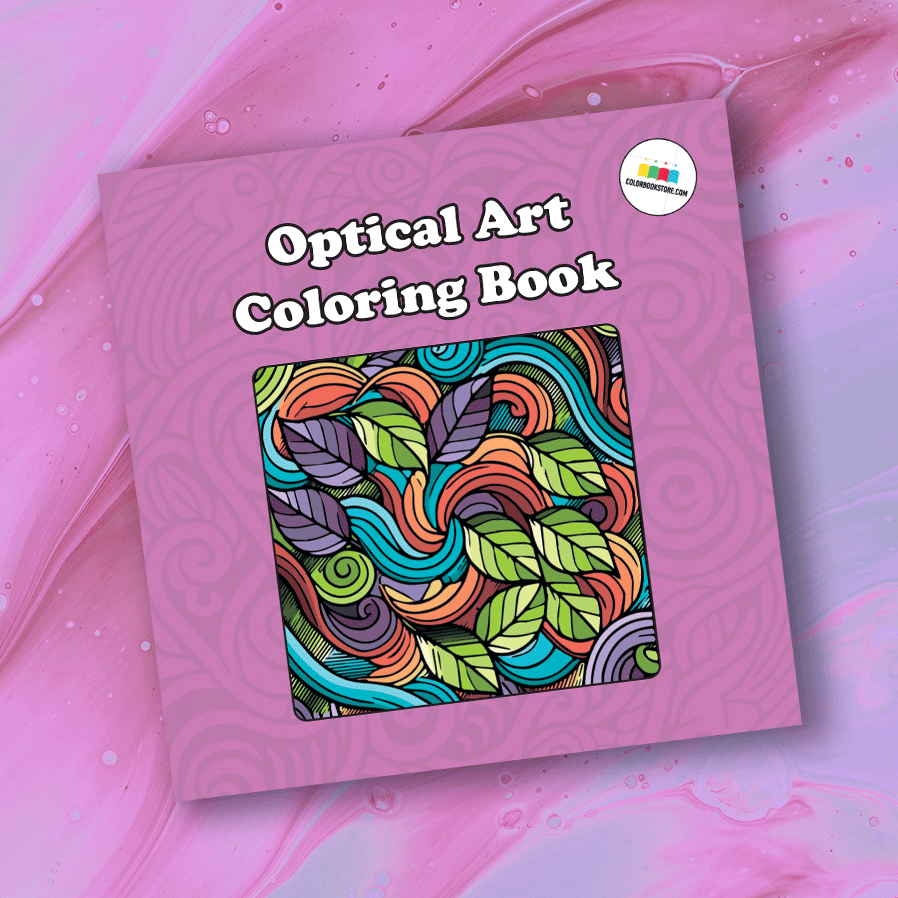 Optical Art Coloring Book - colorbookstore