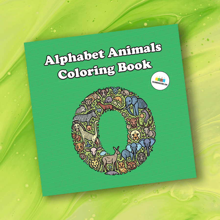Alphabet Animals Coloring Book - colorbookstore