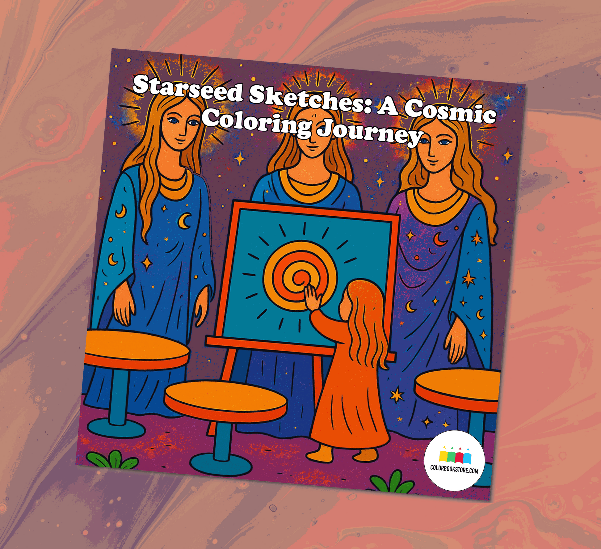 Starseed Coloring Guide Coloring Book Front Cover