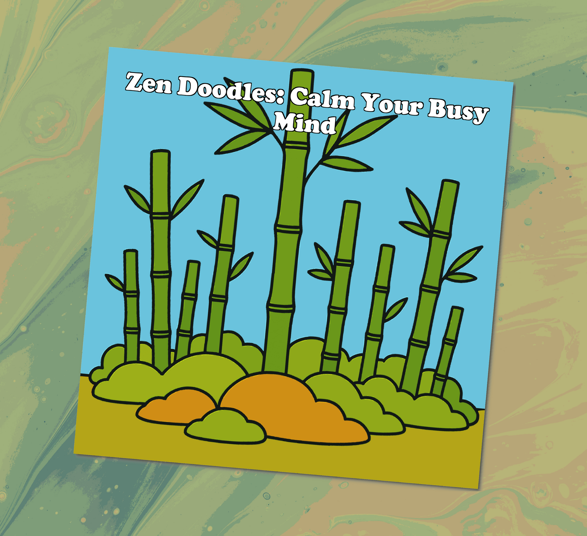 Zen Doodles Coloring Book for Adults Front Cover