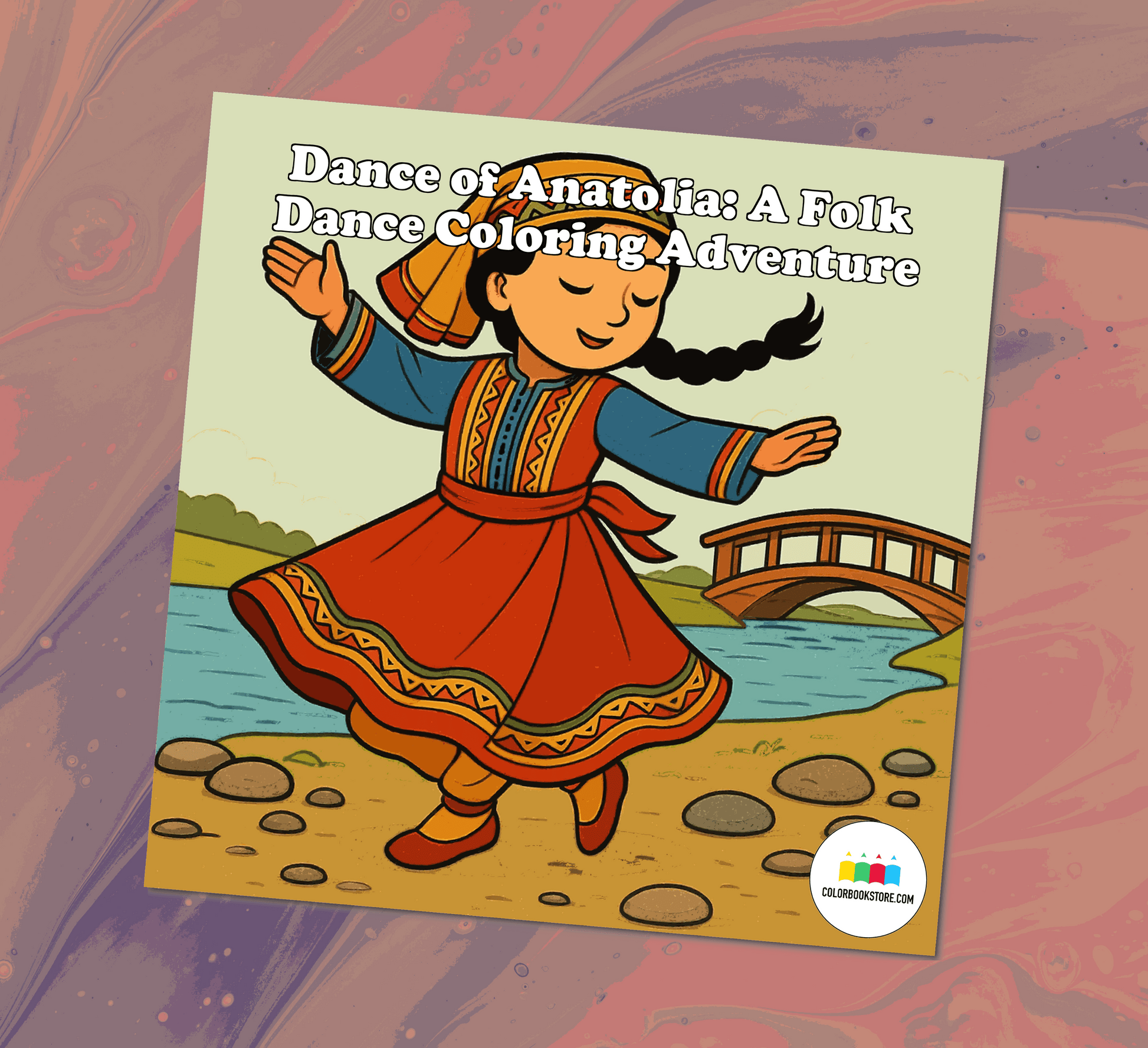 Anatolian Folk Dances  Musical Traditions Coloring Book Front Cover