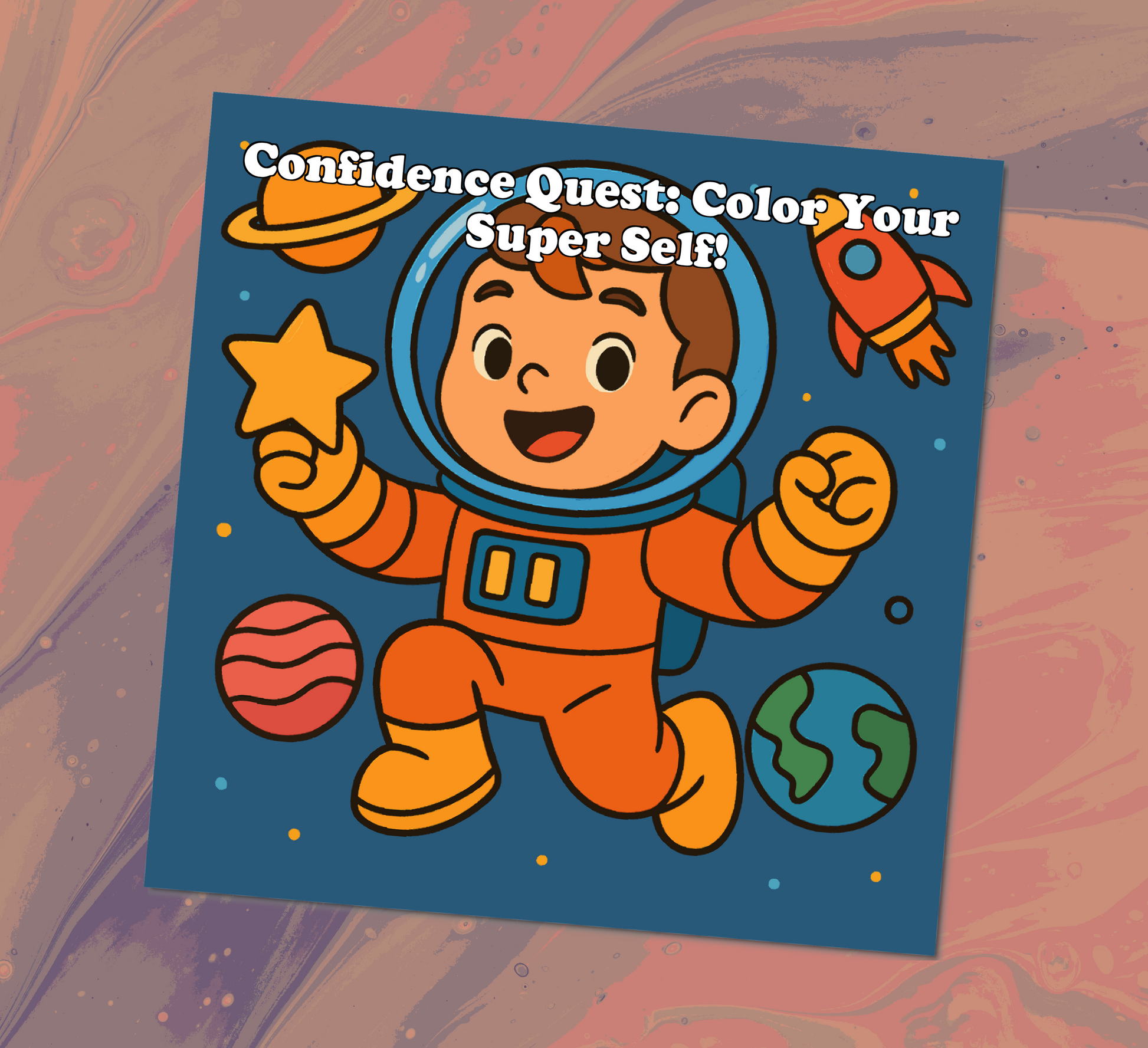 Confidence Coloring Book Front Cover