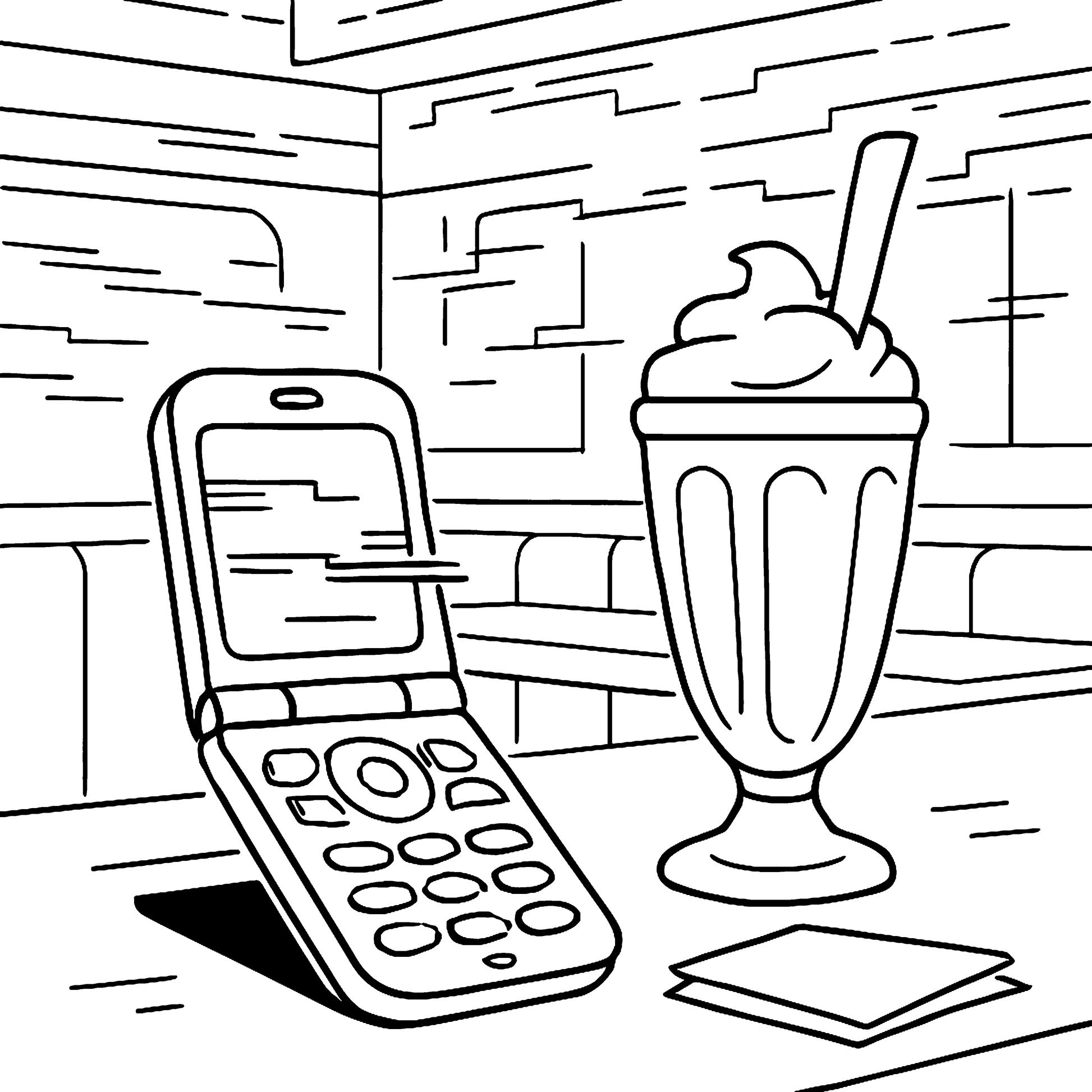 Neon Dreams: A Vaporwave Coloring Escape Example Image 1