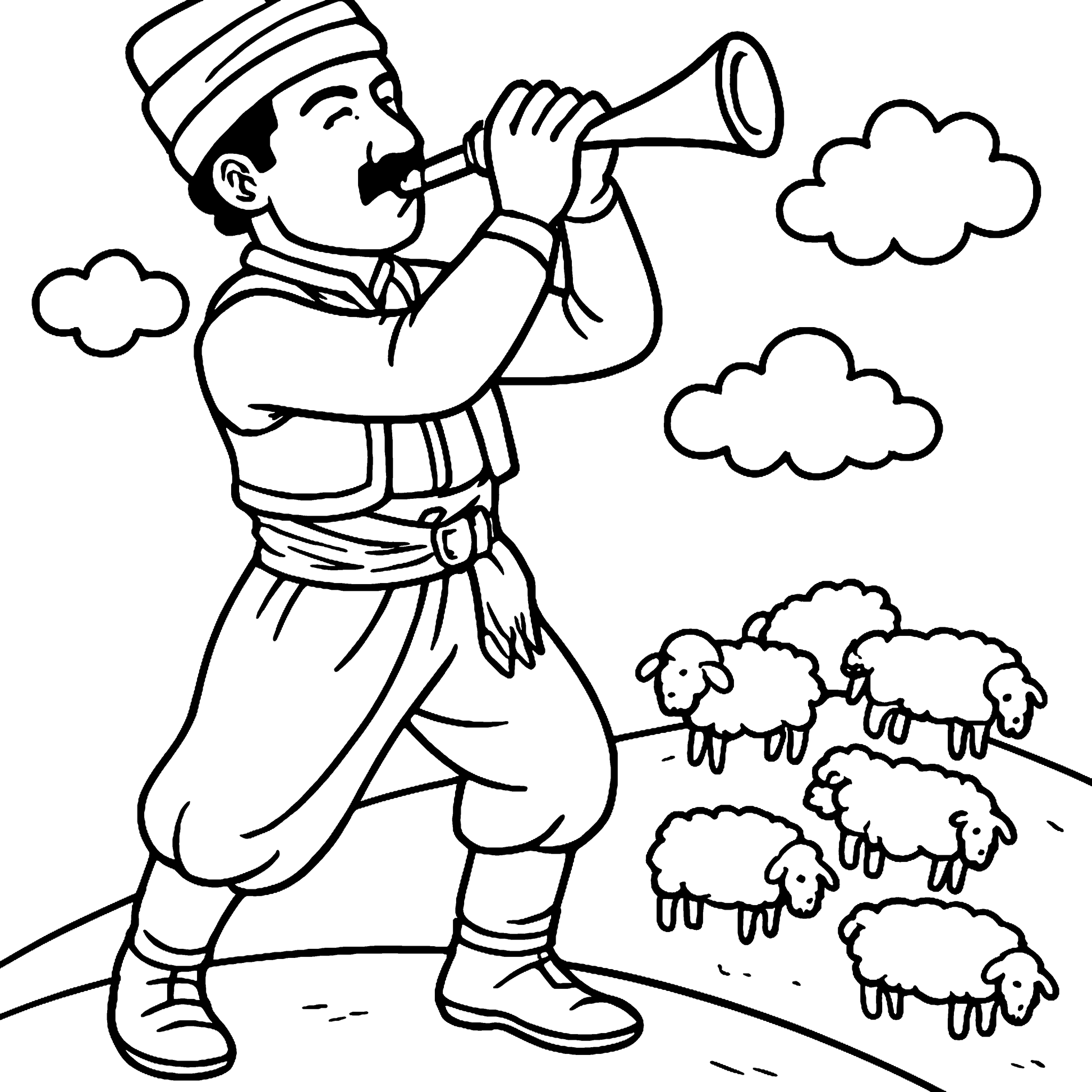 Anatolian Folk Dances  Musical Traditions Coloring Book Example Image 2