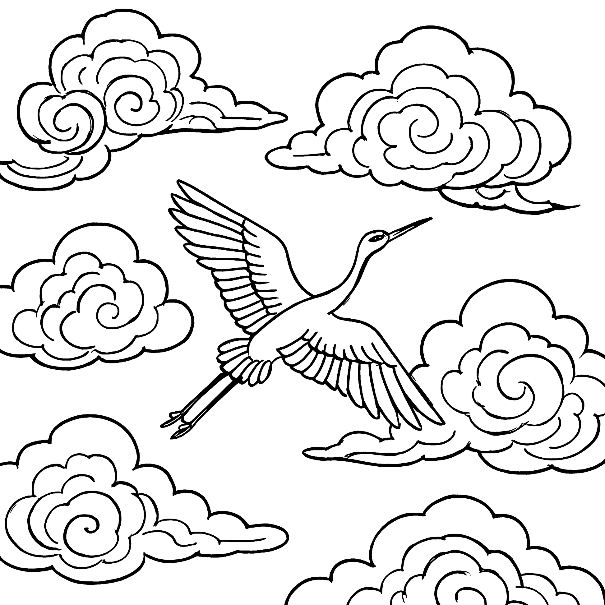 Traditional Patterns And Symbols Coloring Book Example Image 2