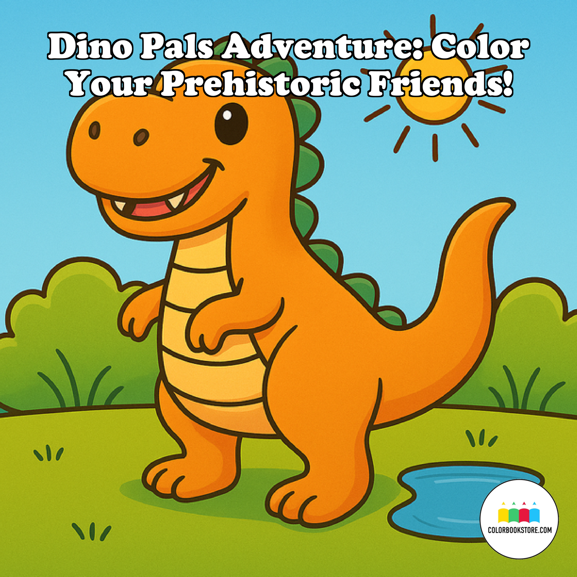 Dino Pals Adventure: Color Your Prehistoric Friends! Front Cover