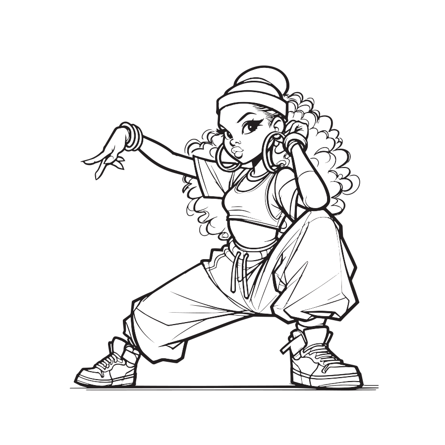 Street Style 2 Coloring Book - colorbookstore