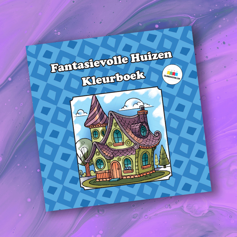 Whimsical Houses Coloring Book - colorbookstore