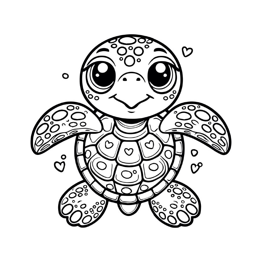 Adorable Sea Creatures Coloring Book - colorbookstore