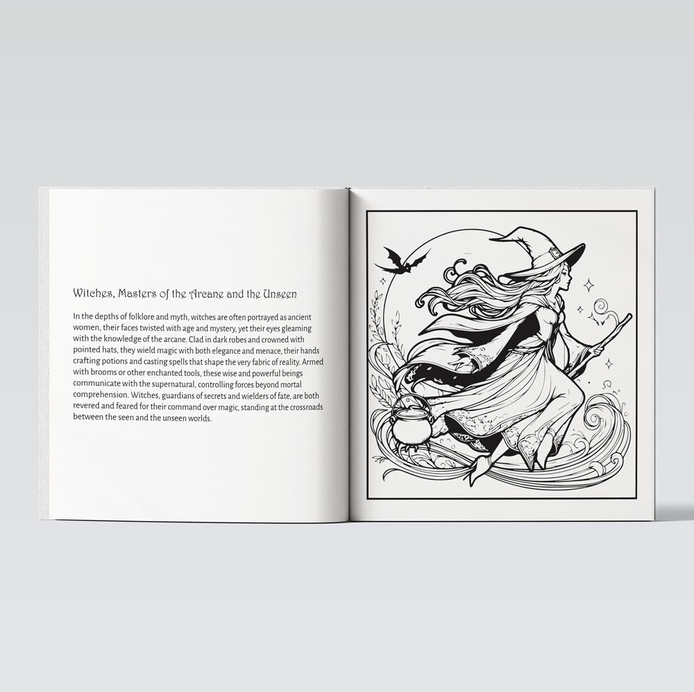 Mythical Creatures Coloring Book