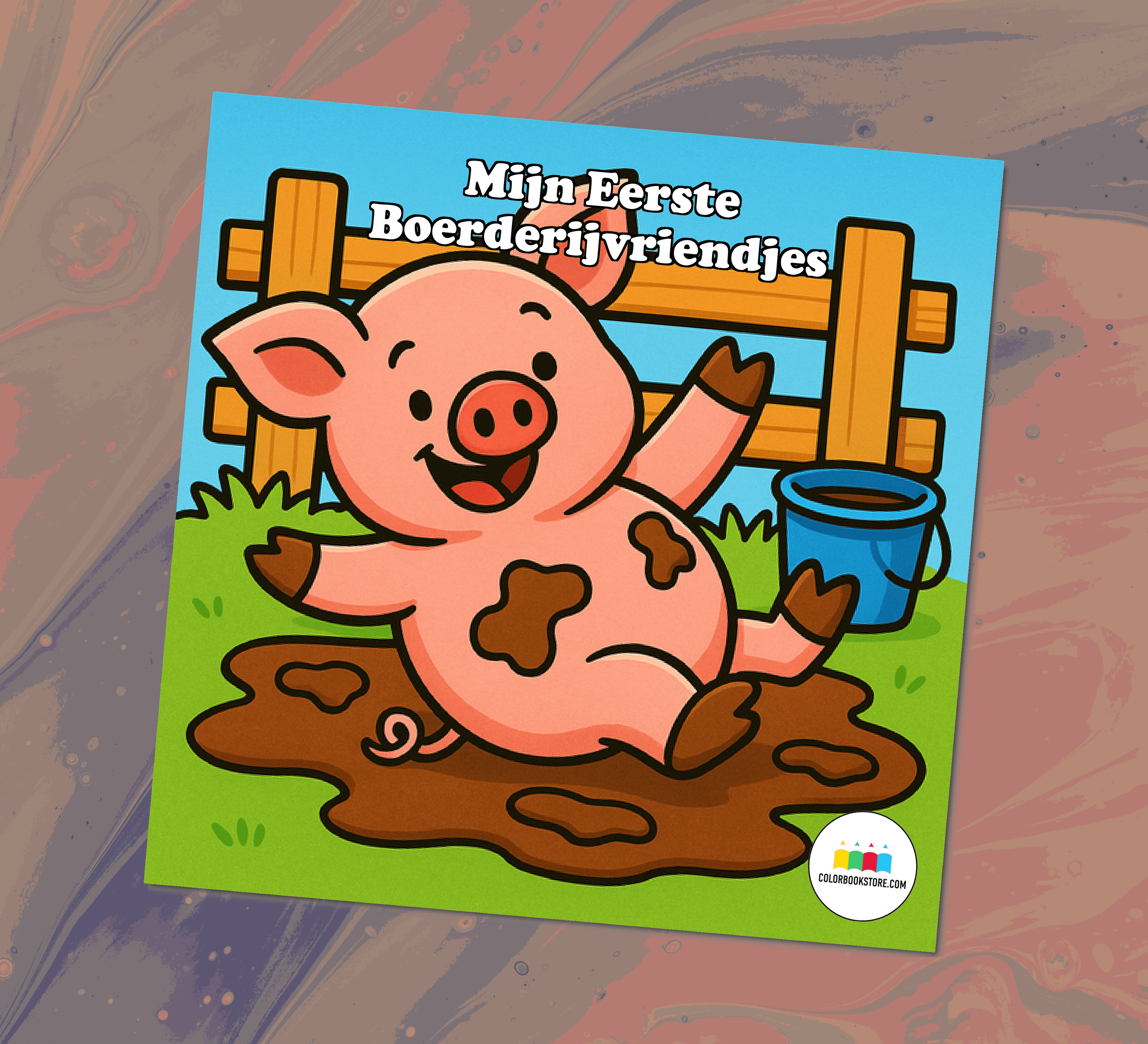 Mijn Eerste Boerderijvriendjes Kleurboek Kleurboek Voorkant