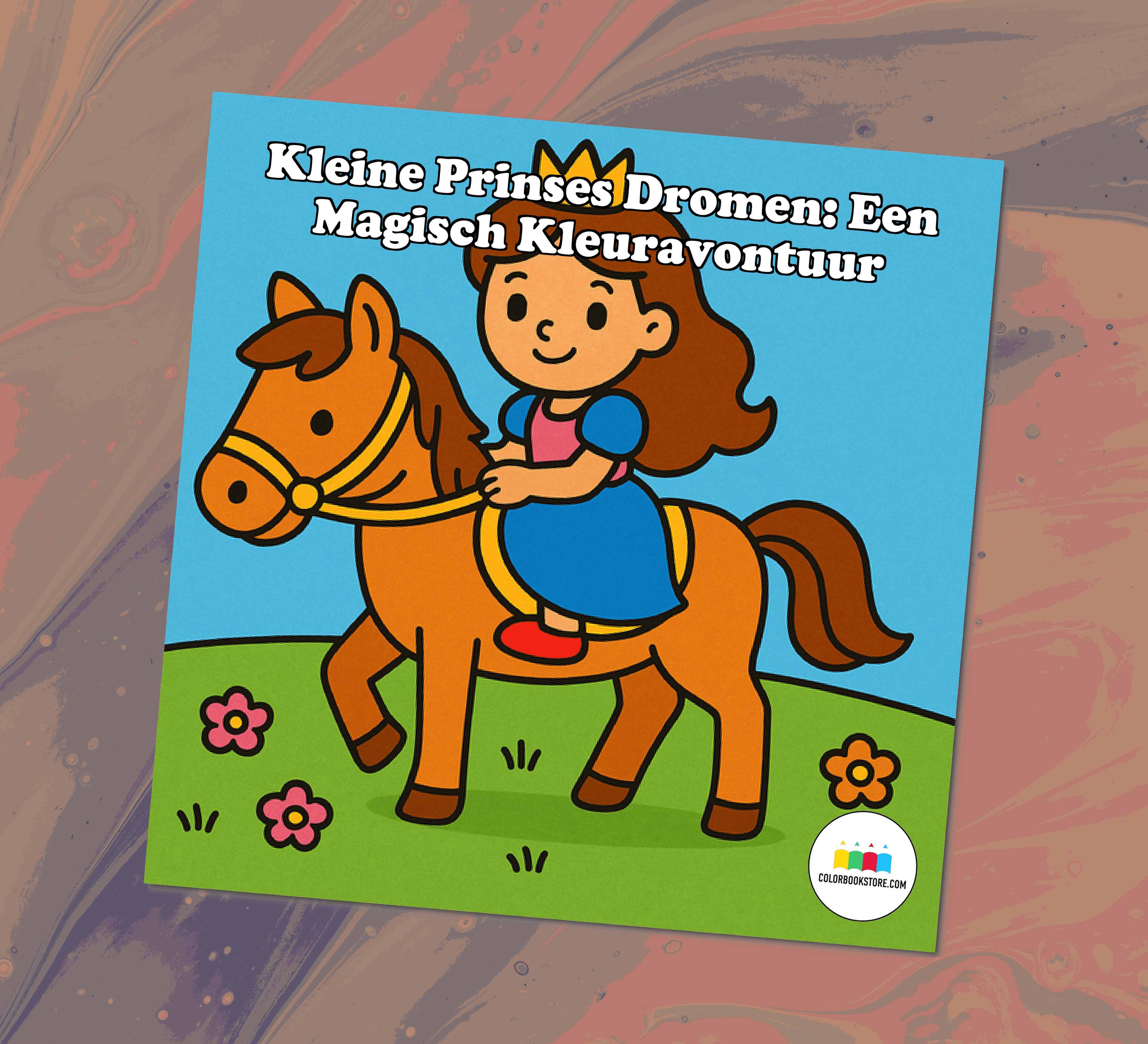 Kleine Prinses Dromen Kleurboek voor Peuters Kleurboek Voorkant