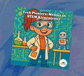 Meisjes in STEM Kleurboek voor Kinderen Kleurboek Voorkant