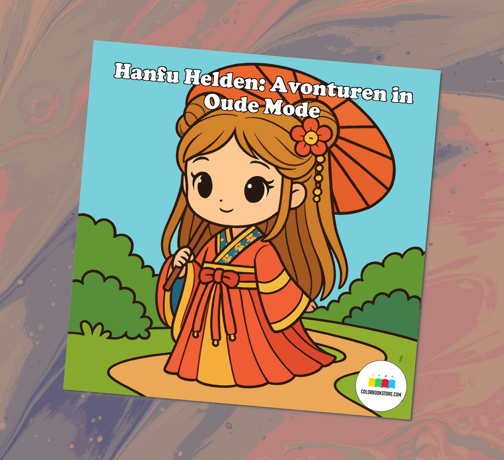 Hanfu Heroes  Ancient Fashion Kleurboek Kleurboek Voorkant