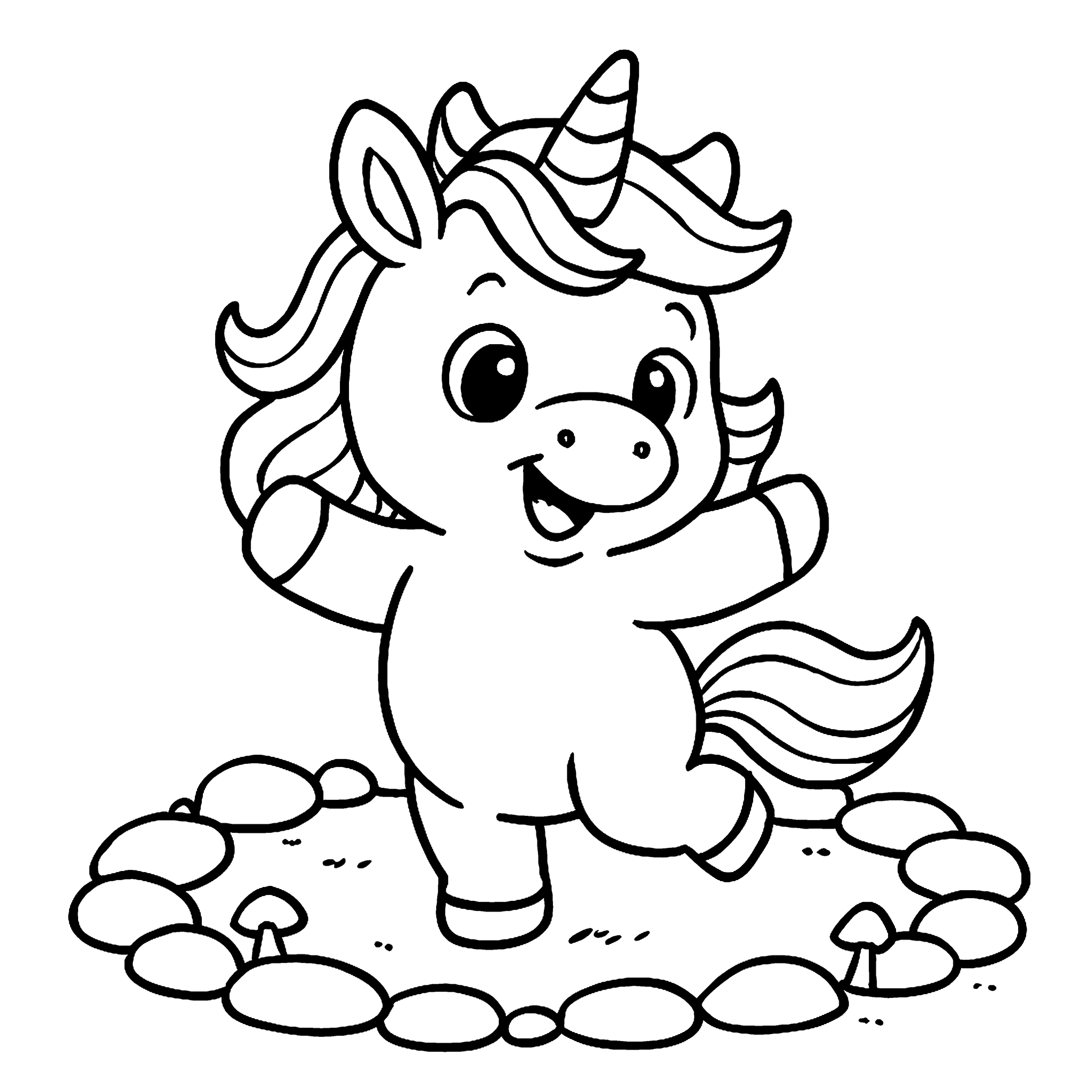 Magical Unicorns In Rainbow Land Example Image 1