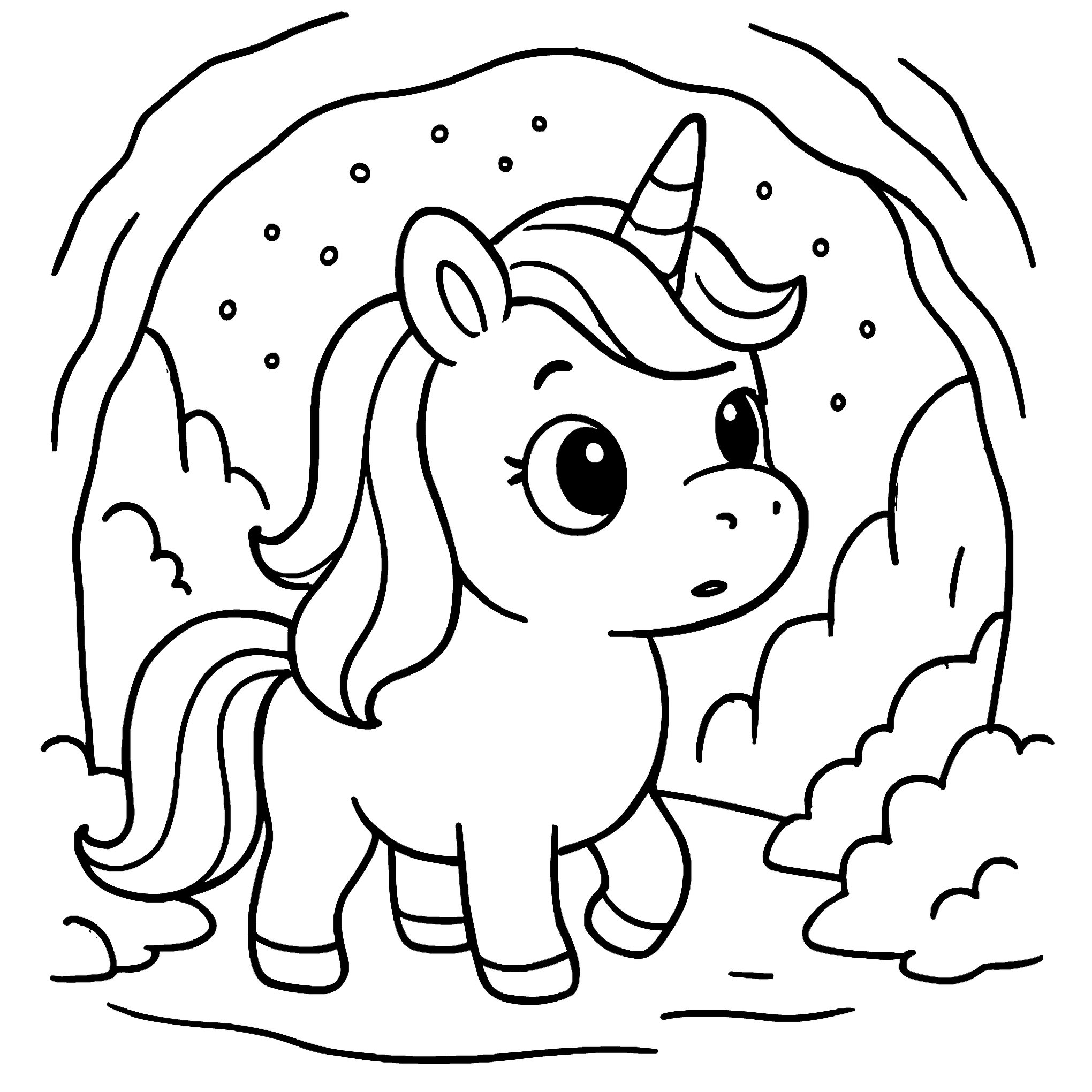Magical Unicorns In Rainbow Land Example Image 2