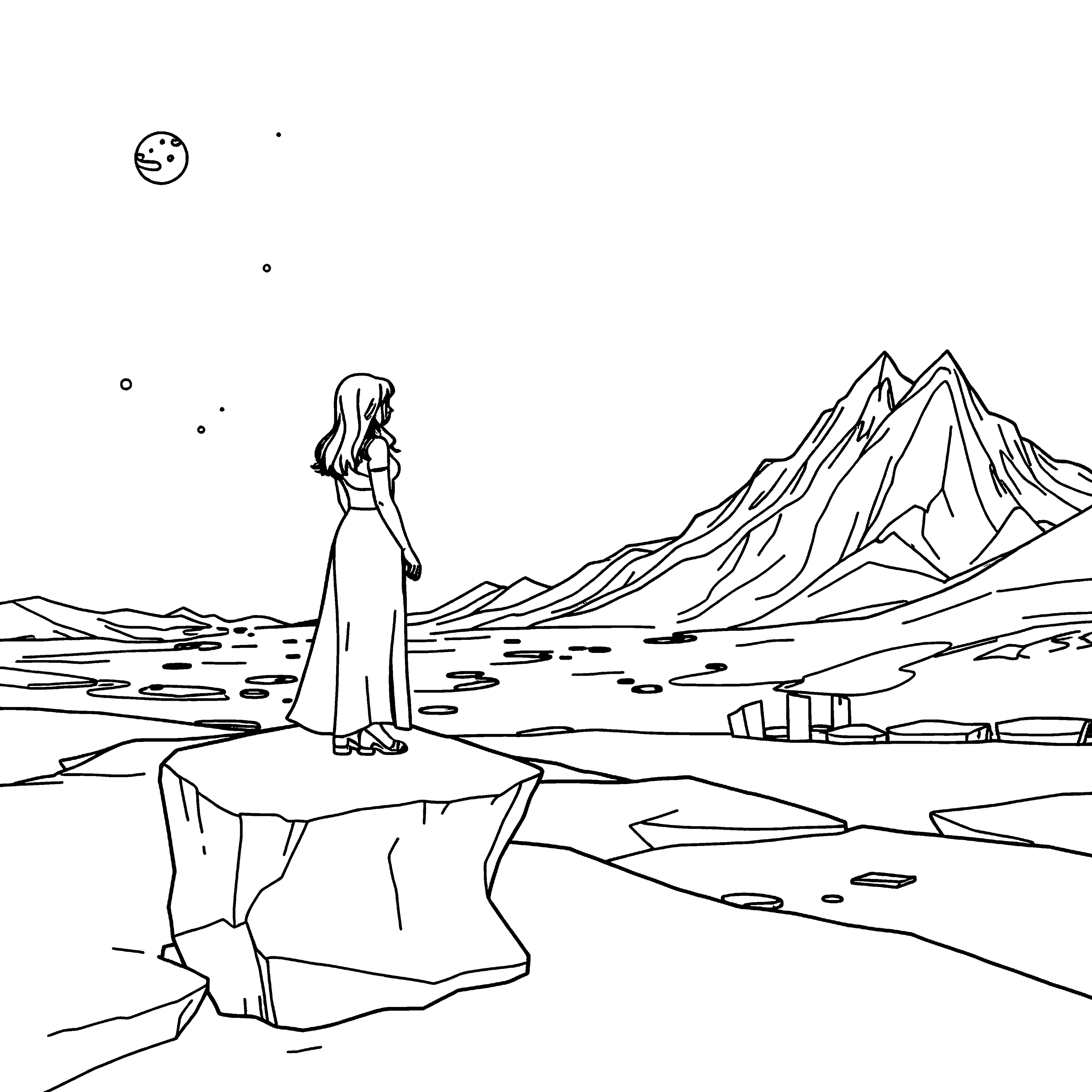 Celestial Serenity: A Spiritual Planetary Journey - colorbookstore