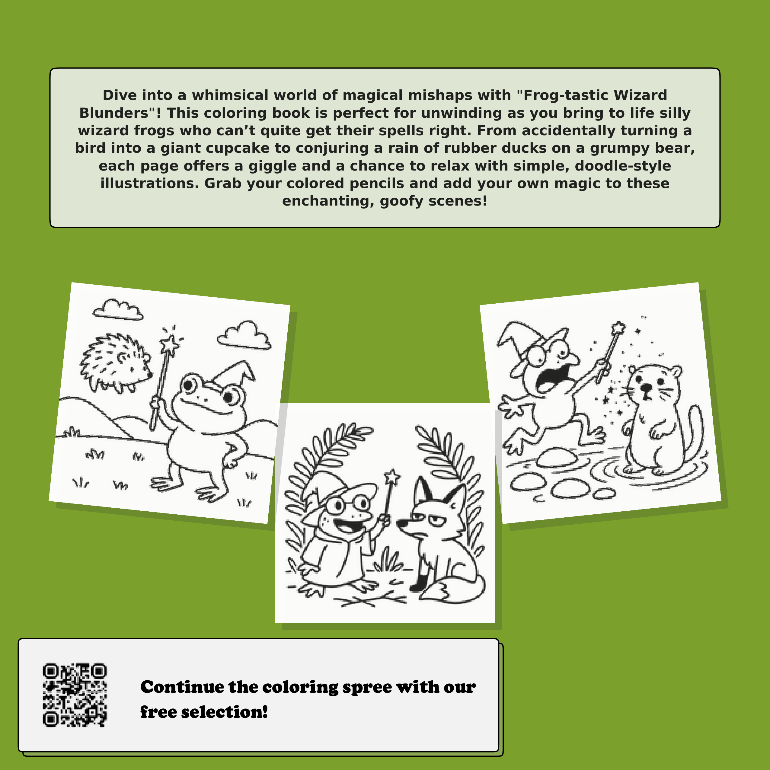 Frog-tastic Wizard Blunders Back Cover