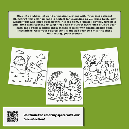 Frog-tastic Wizard Blunders Back Cover