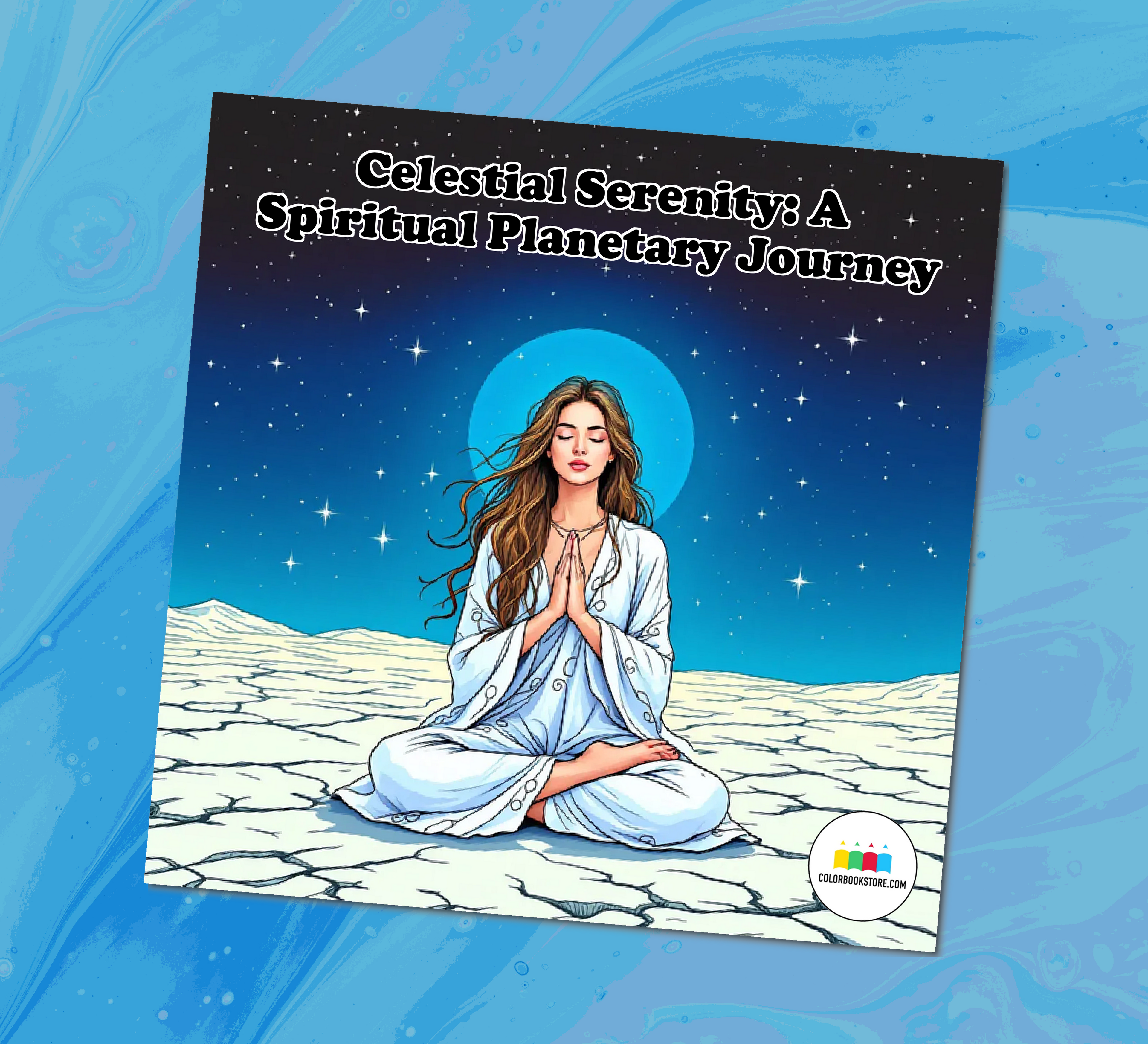 Celestial Serenity: A Spiritual Planetary Journey - colorbookstore
