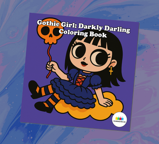 Gothic Girl: Darkly Darling Coloring Book