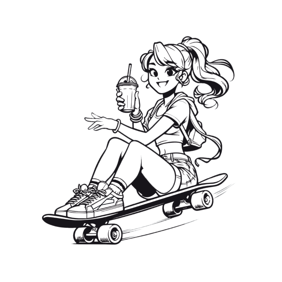 Street Style Coloring Book - colorbookstore