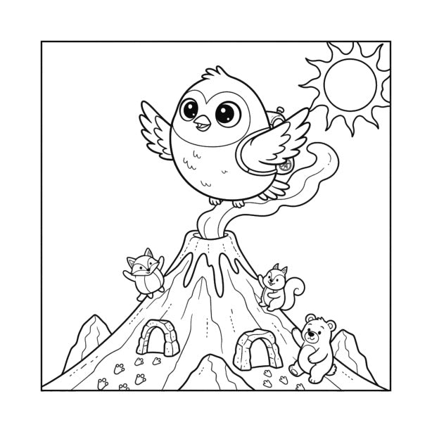 The Traveling Bird Coloring Book