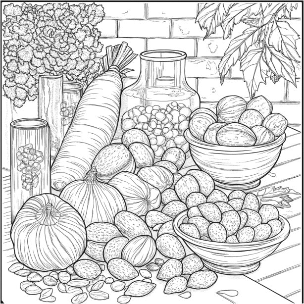 Still Lives Coloring Book