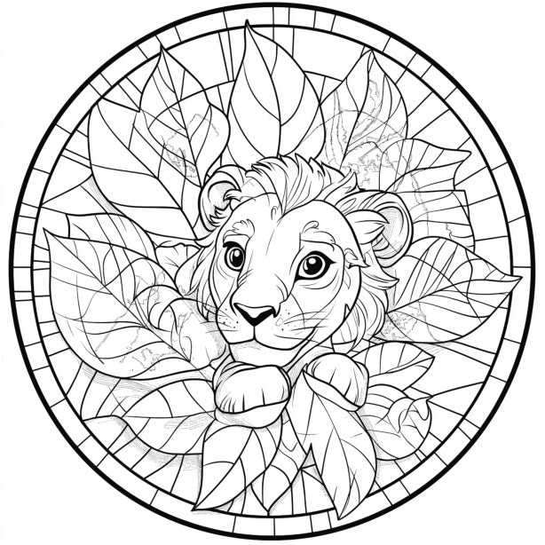 Animal Mandalas Coloring Book