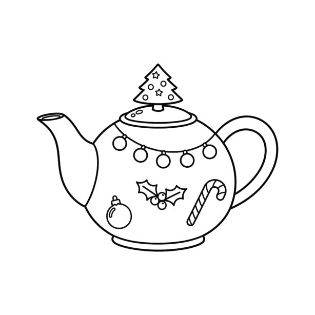 Crazy Christmas Trees Coloring Book