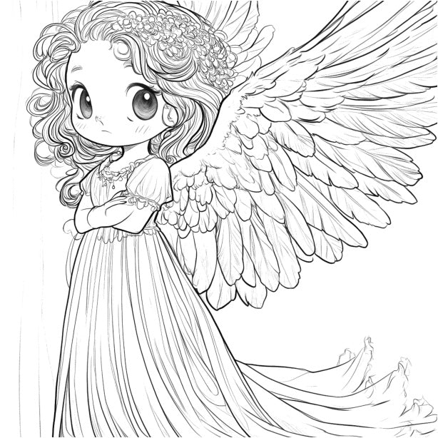 Chibi Girls Coloring Book