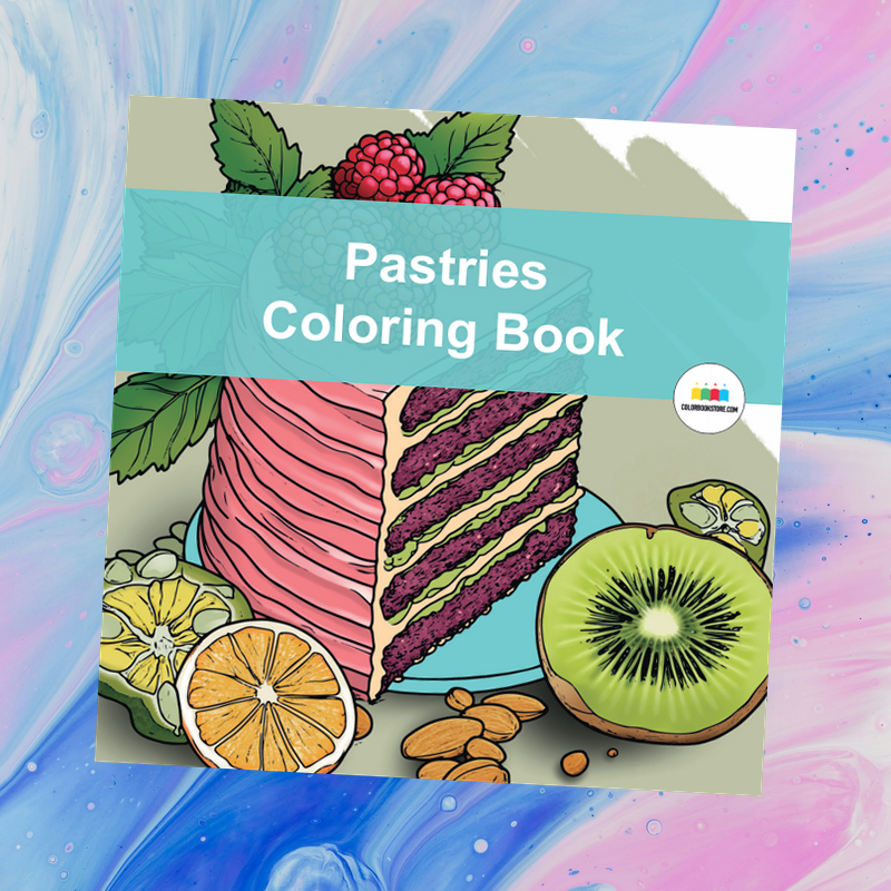Pastries Coloring Book
