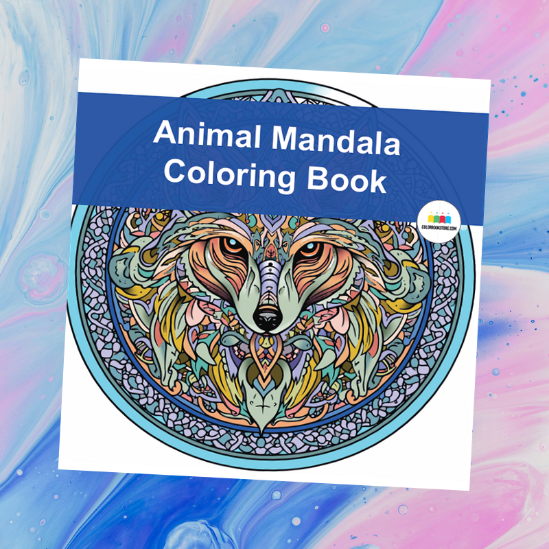 Animal Mandalas Coloring Book