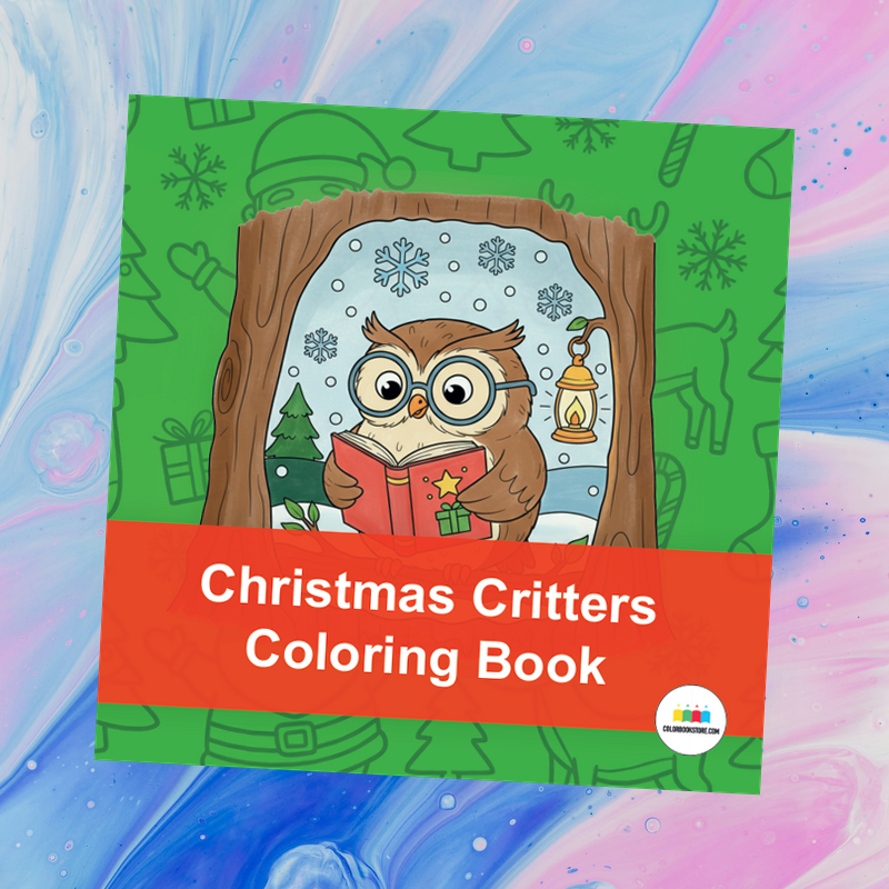 Christmas Critters Coloring Book