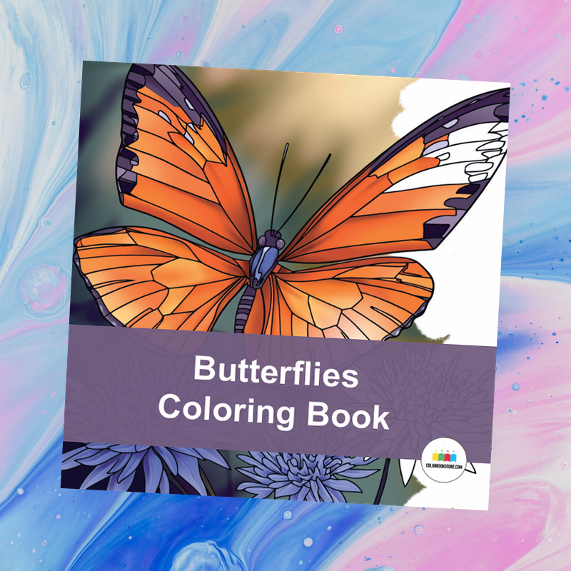 Butterflies Coloring Book