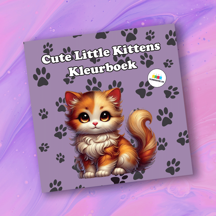 Cute Little Kittens Coloring Book