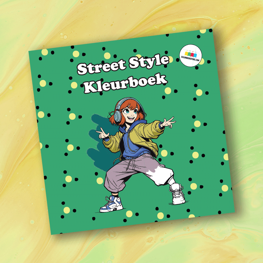 Street Style Coloring Book - colorbookstore