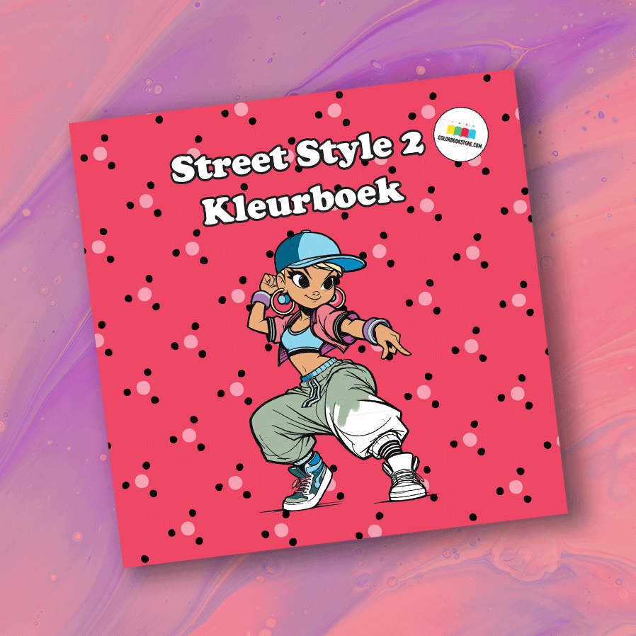 Street Style 2 Coloring Book - colorbookstore
