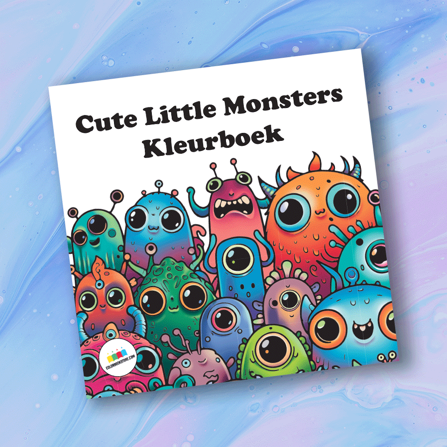 Cute Little Monsters Coloring Books - colorbookstore