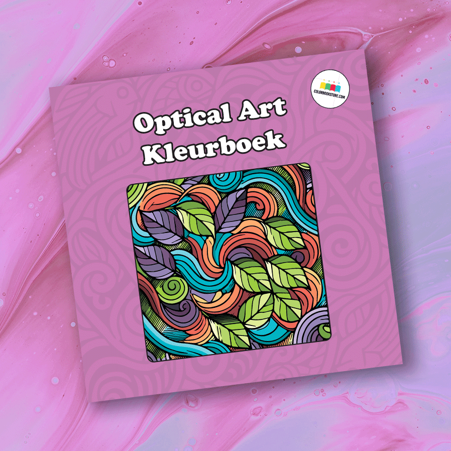 Optical Art Coloring Book - colorbookstore